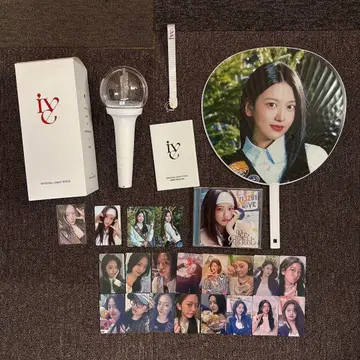 [ 새상품급 ] ive 응원봉 부채 트레이딩 카드