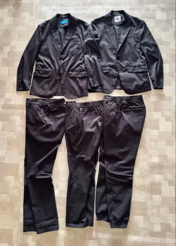 WWS 워크웨어 수트 정장 세트 2벌 + 팬츠 3개