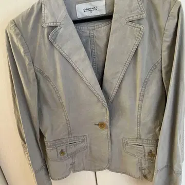 Gabardine K.T 그레이 자켓 사이즈 9
