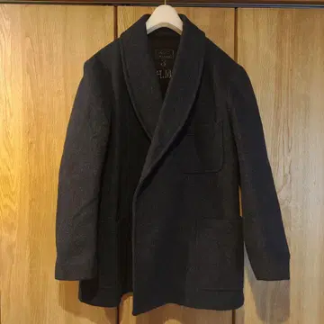 40s 프랑스군 호스피탈 울 네이비 숄카라 자켓