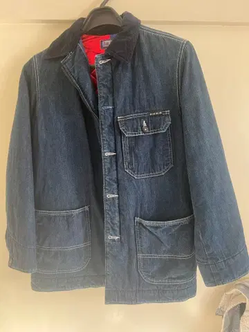 BLUE BLUE 다크 블루 커버올 리버서블