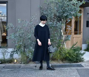 OURHOME 아워홈 믿음직한 원피스 블랙