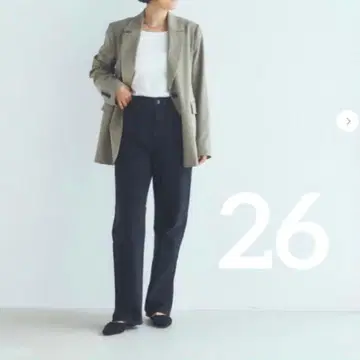 YANUK 보이즈 스트레이트 데님 LEA 26 OBK