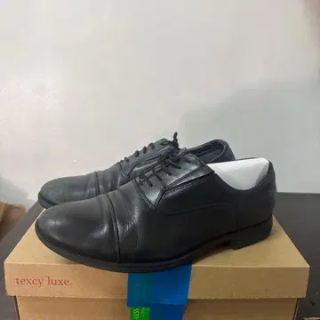 테크시 럭스 비즈니스 슈즈 천연 가죽 TU-8005 블랙