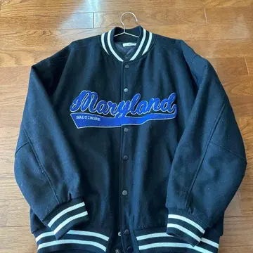 WEGO Maryland 자수 바시티 자켓 M 사이즈