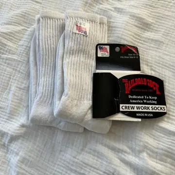 레일로드삭스 USA 2족 세트 데드스탁 크루워크삭스