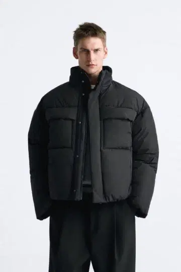 ZARA technical puffer jacket S/M