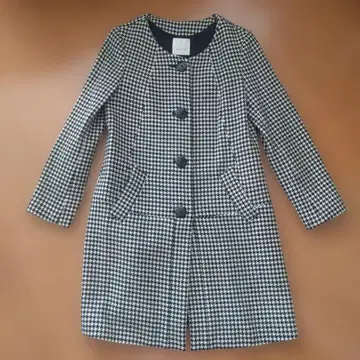 Spick and Span 미디엄 노카라 코트