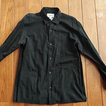 YAECA 블랙 컴포트 셔츠 S 사이즈