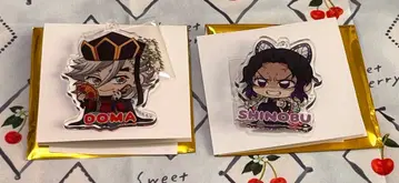 귀멸의 칼날 아크릴 키링 컬렉션 코쵸 시노부 도우마