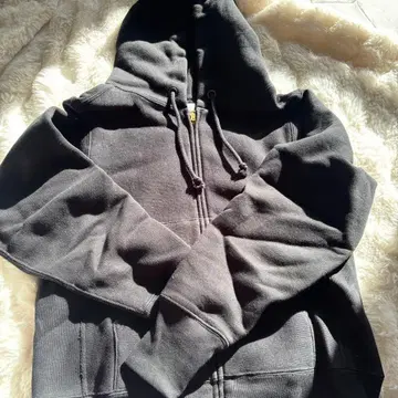 Champion Reverse Weave 후드티 S 블랙 미사용