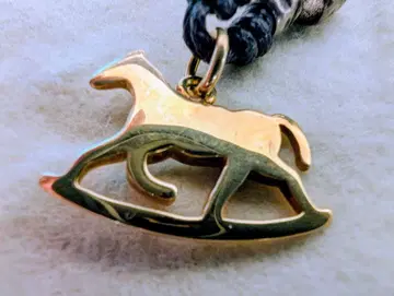 포메라토 DoDo 목마 골드 참 목걸이