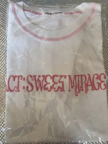 ACT: SWEET MIRAGE S/S 티셔츠 L 화이트