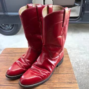 used 토니라마 웨스턴 부츠 빨간색 24cm