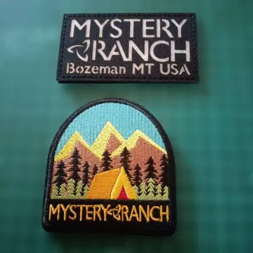 미스터리 랜치 MYSTERY RANCH 자수 패치 2개 세트 와펜