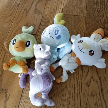 포켓몬 봉제 인형 4개 세트