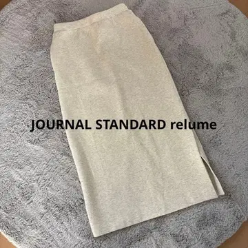 저널 스탠다드 리룸 CT 종이상자 타이트 스커트 아이보리