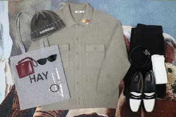 UNIQLOU 유니클로 유 라무 니트 자켓 XL 완판