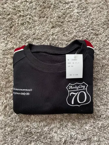 Amly City 사이드 라인 숏 맨투맨