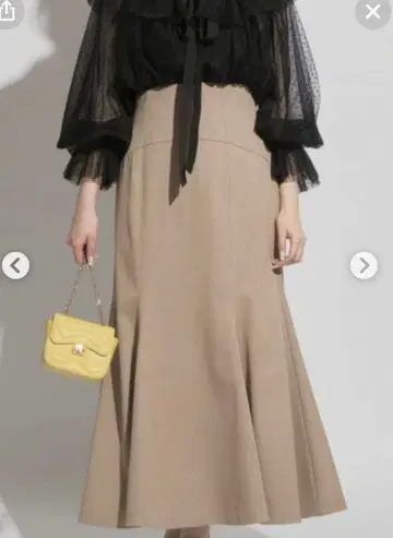 mystrada 플레어 스커트, 사이즈 38 베이지 스커트