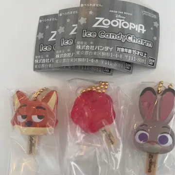 주토피아 아이스캔디참 주디 닉 아이스캔디 세트