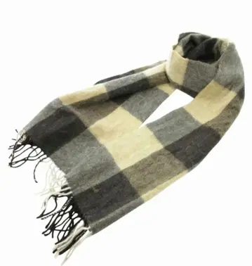 폴스미스 PAUL SMITH 머플러 블록 체크 캐시미어 100%