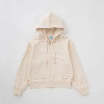 a2o 크림색 후드 부착 후드티