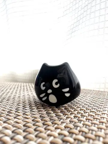 네넷 네넷 야옹 검은 고양이 반지