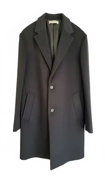 120S 멜톤 체스터 코트 블랙 XL