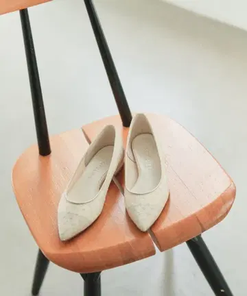 LE TALON 포인트 튤 도트 플랫