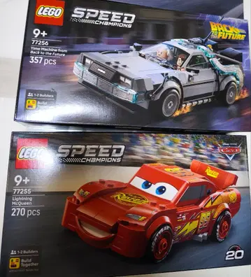 LEGO 77256 데로리안 77255 라이트닝 맥퀸