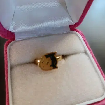 아톰 캐릭터 반지 골드