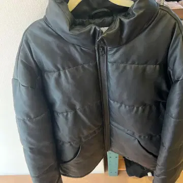 STONE HEAD 블랙 다운 자켓 L