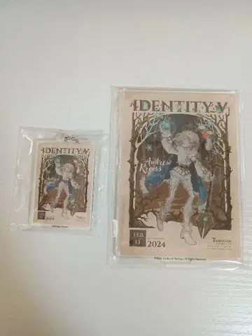 제5인격 묘지기 생일 아크릴 스탠드, 아크릴 키링 세트