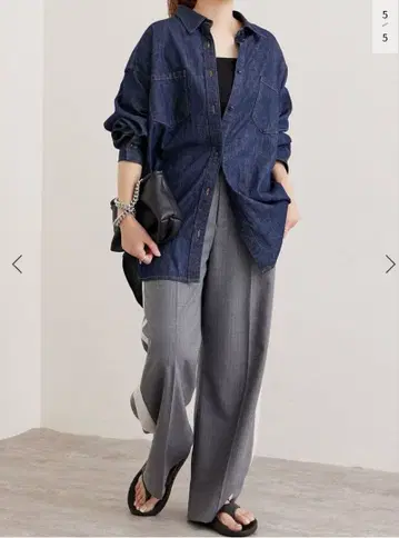 JOURNAL STANDARD 라이트 온스 데님 셔츠