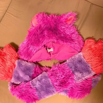 체셔 고양이 머플러 팬캡 디즈니