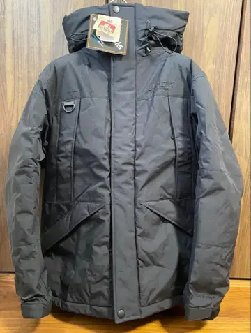 택 포함 새상품 벤 데이비스 다운 자켓 블랙 후드 부착 BEN