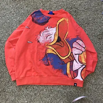 Desigual x Disney 도널드 덕 맨투맨 00s 스트릿