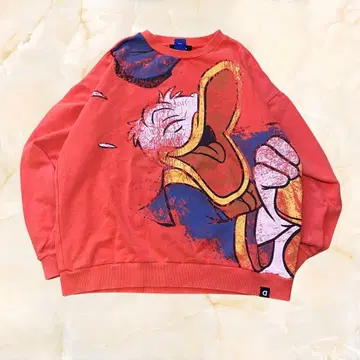 Desigual x Disney 도널드 덕 맨투맨 00s 스트릿