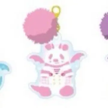 [미개봉] 팬더 드래곤 방위대 파라곤과 봉봉의 키링 나기