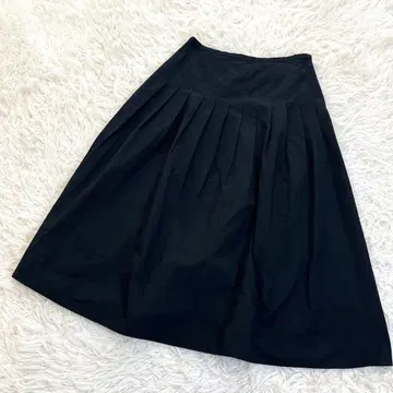 잔니로 주디체 플리츠 롱 스커트 볼륨 플레어 일본제 40