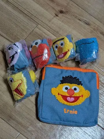 세서미 스트릿 모코모코 파우치 2 컴플리트 묶음 판매