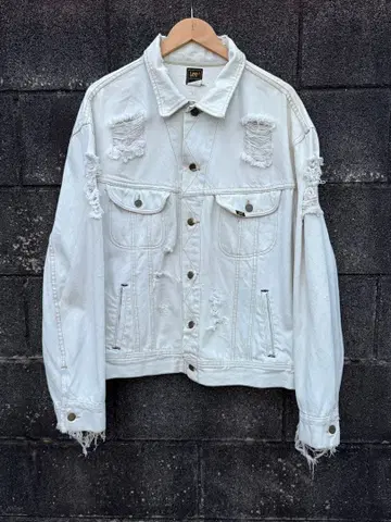 80s 90s Lee 데님 자켓 데미지 넝마