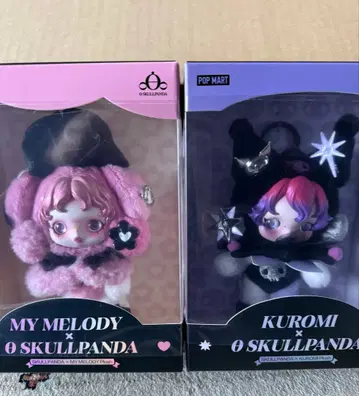 SKULLPANDAx MY MELODY KUROMI 봉제 인형