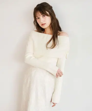 cocodeal 오프숄더 니트