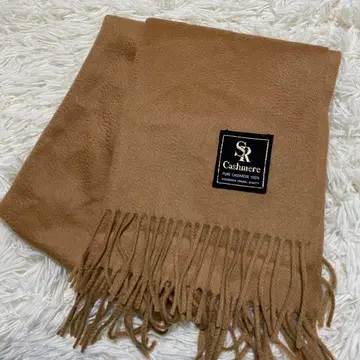 [ 새상품급 ] 소시에르노 캐시미어 100% 머플러 카멜