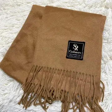 [컨디션 최상] 소시에르노 캐시미어 100% 머플러 카멜