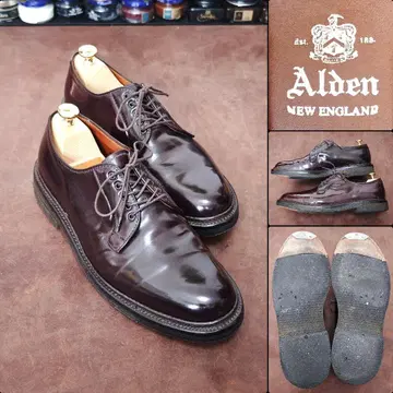 알든 코도반 플레인토 5408 다크 버건디