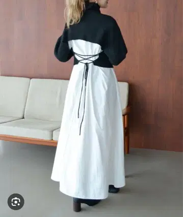 Ungrid 백리본 니트 세트 원피스