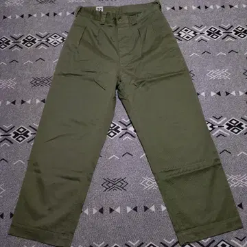 워크 팬츠 사이즈 22 올리브 그린
